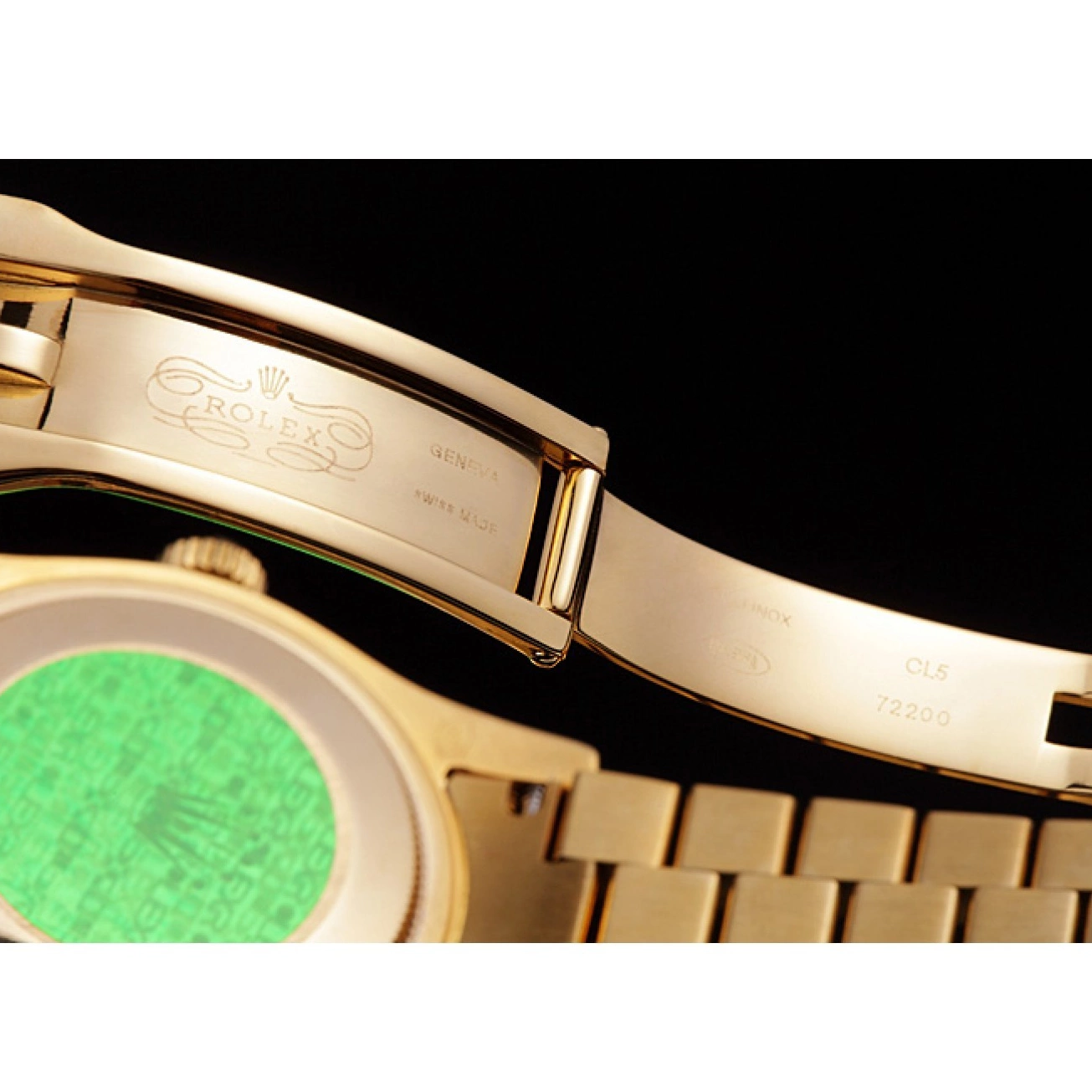 Aaa replica watch Yellow Day-Date Diamonds 621615 Gold-srl185 Swiss Rolex 0703
